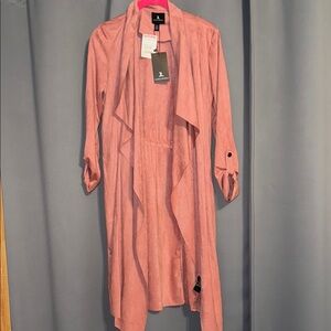 Pink Waterfall Cardigan